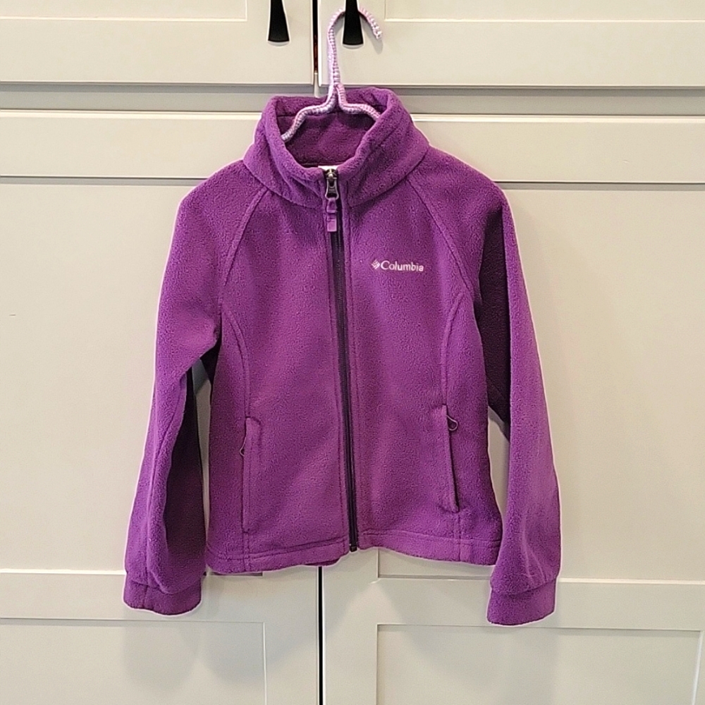 Columbia Kids' Purple Fleece Jacket, size 6/6x